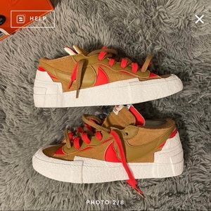Nike Sacai blazer low (Size 9)